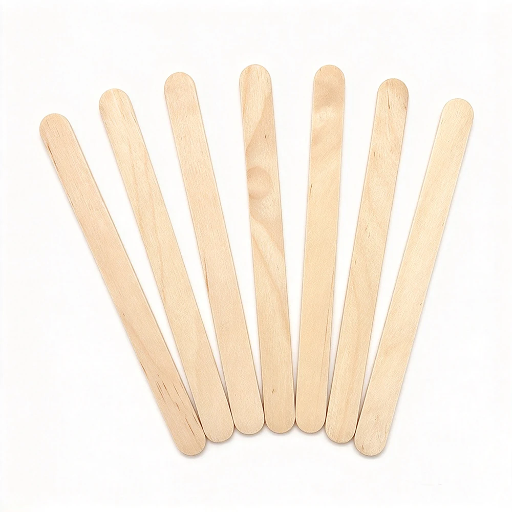 300Pcs Orange Sticks For Nails Wooden Cuticle Pusher Sticks Manicure Pedicure Waxing Sticks Facial Hair Removal Nail Care Tools