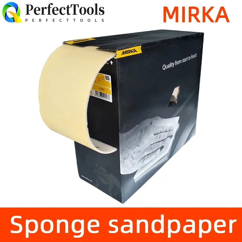 Finnish Mirka Sponge Sandpaper For Polishing 115x125mm Automotive Tools For Mechanic Body Sanding Car Grinding Abrasive paper