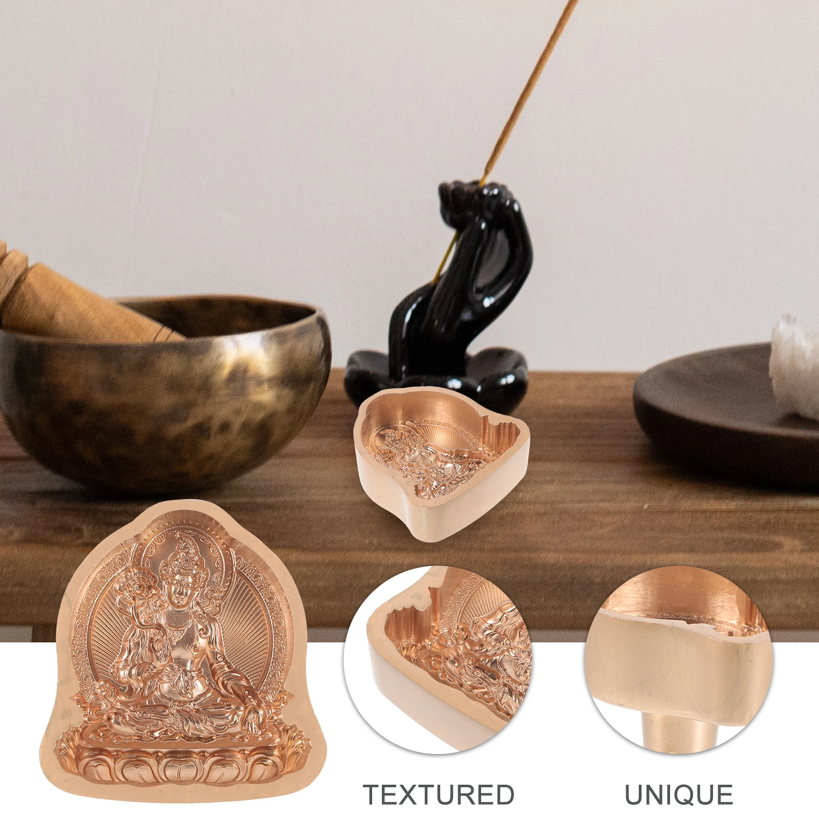 

Clay Sculpture Buddha Statue For Diy Making Small Metal Craft Mold Reusable Tool Fine Detail Smooth Finish Metal