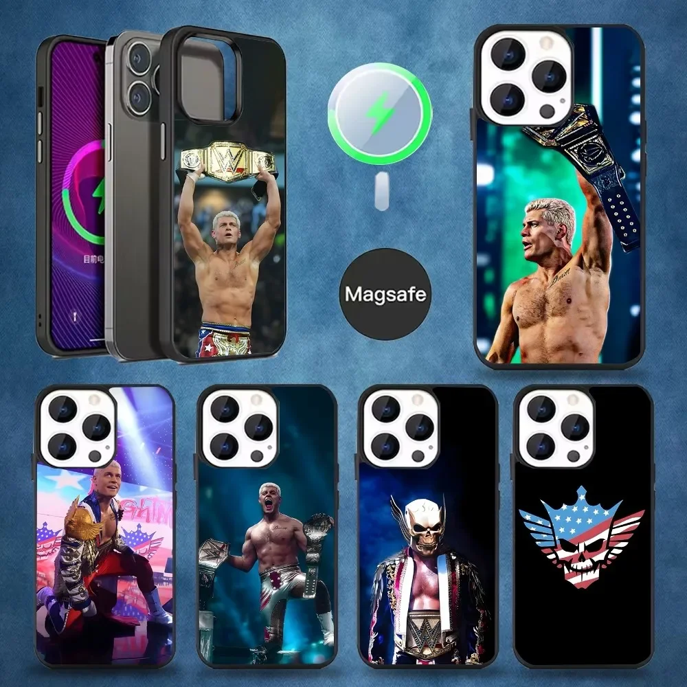 

Wrestler Cody R-Rhodes Phone Case For iPhone 16,15,14,13,12,11,Pro,Max,Plus,Mini,Magsafe,Magnetic Wireless Charging Case
