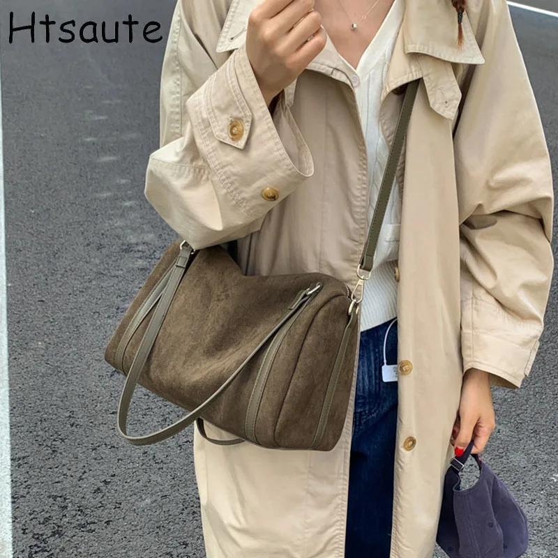 

High Quality Women Handbag PU Leather Tote Textured Single Shoulder Bags Fashion Shopping Crossbody Commuting Tote Bag bolas