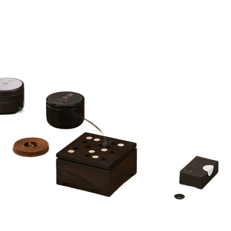 

Weishi game, sandalwood plate incense burner merchandise gift box set, Chinese aromatherapy ornament, creative birthday gift,