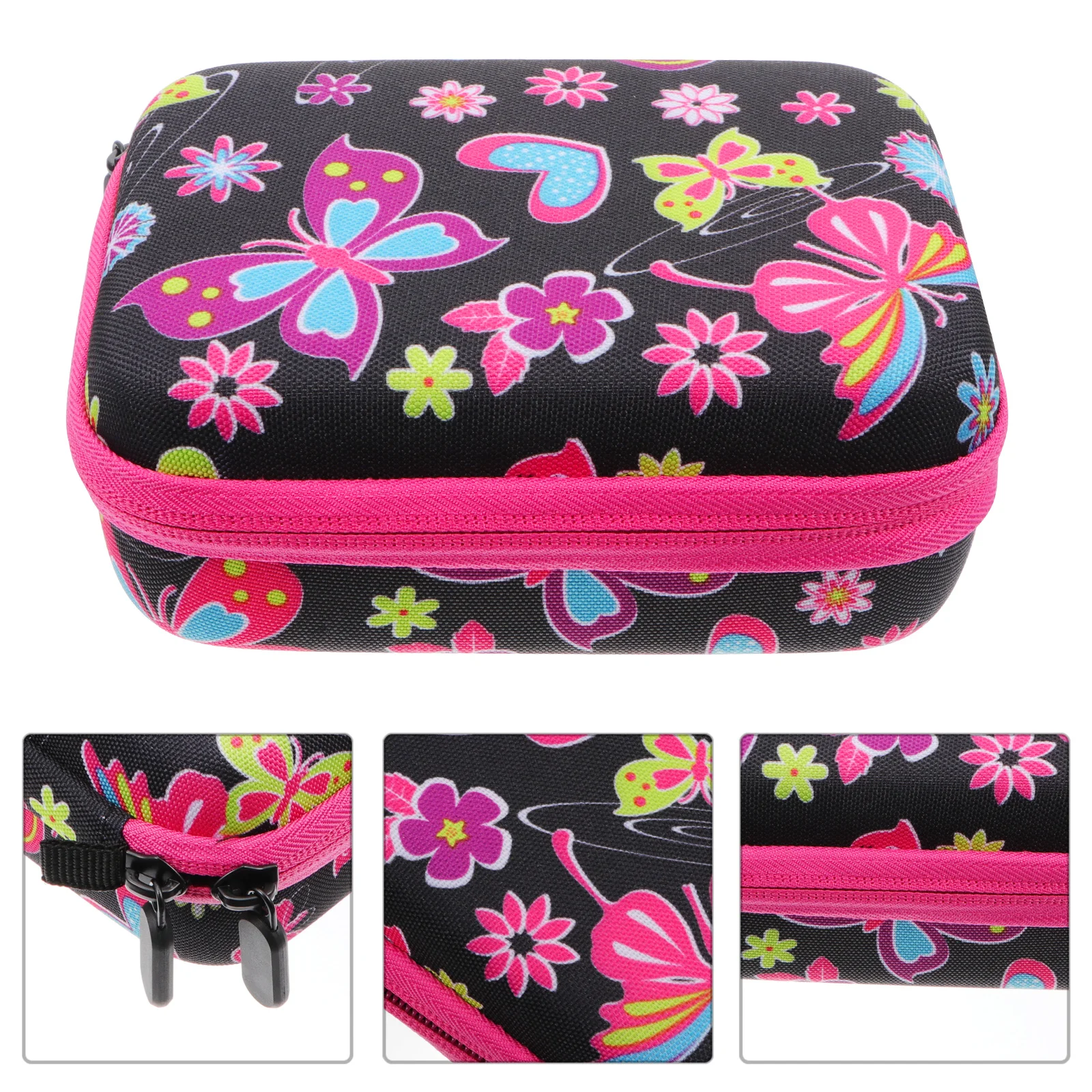 

1Set Diamond Storage Box Tool Organizer Zipper Closure Removable Dividers for Embroidery Rhinestones Painting Drills