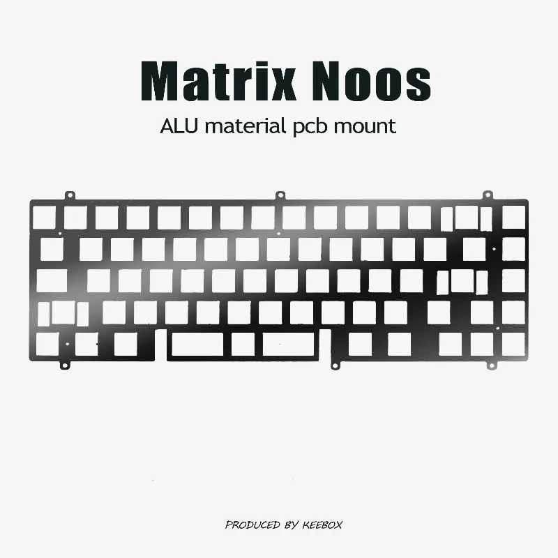 Matrix Noos 65 Mechanical Keyboard Accessories Positioning Plate PC ALU PP Carbon Fiber Customized 104 Key Positioning Board
