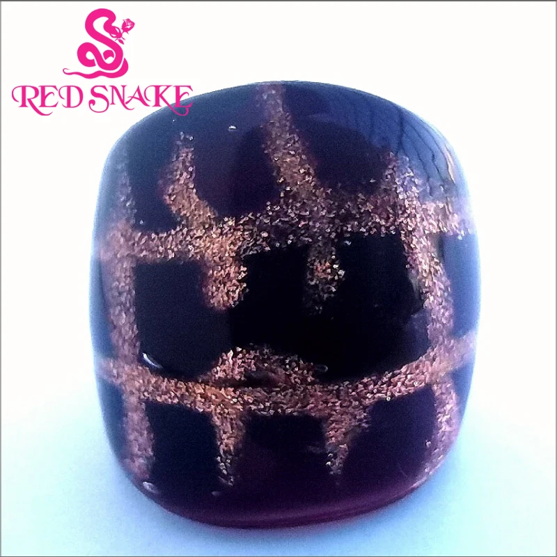 

2PCS Fashion Handmade Murano Glass Rings Multifarious RSMG0000#409 - Elegant Jewelry Accessory RSMG0000#409