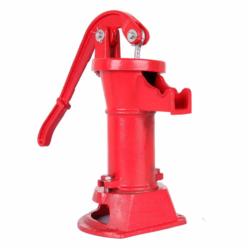 Hand Water Well Pump Cast Iron Press Suction Outdoor Yard 25 Ft Lift