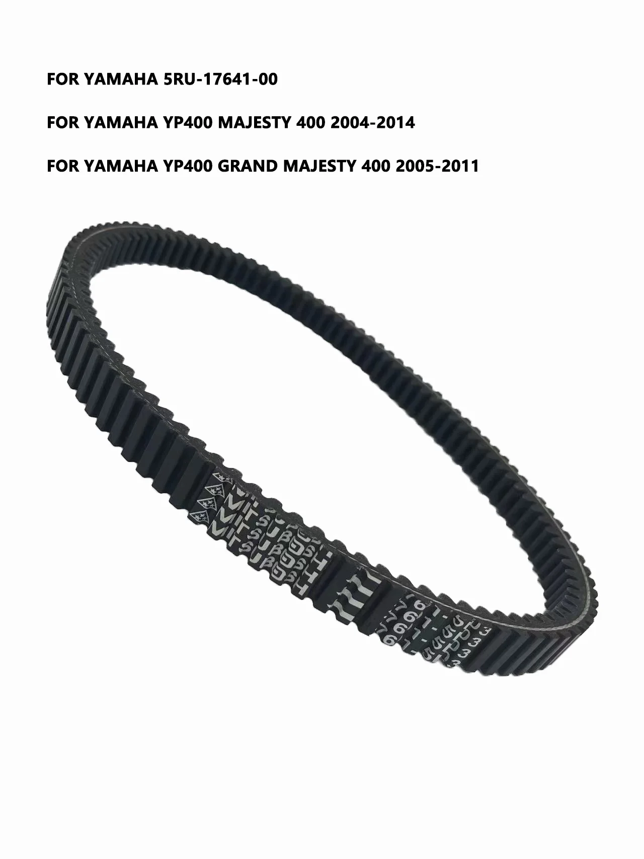 Motorcycle Drive Belt for Yamaha YP400 Majesty 400 2004-2014 YP 400 Grand Majesty 400 2005-2011 Belt Parts 5RU-17641-00 Motorcy