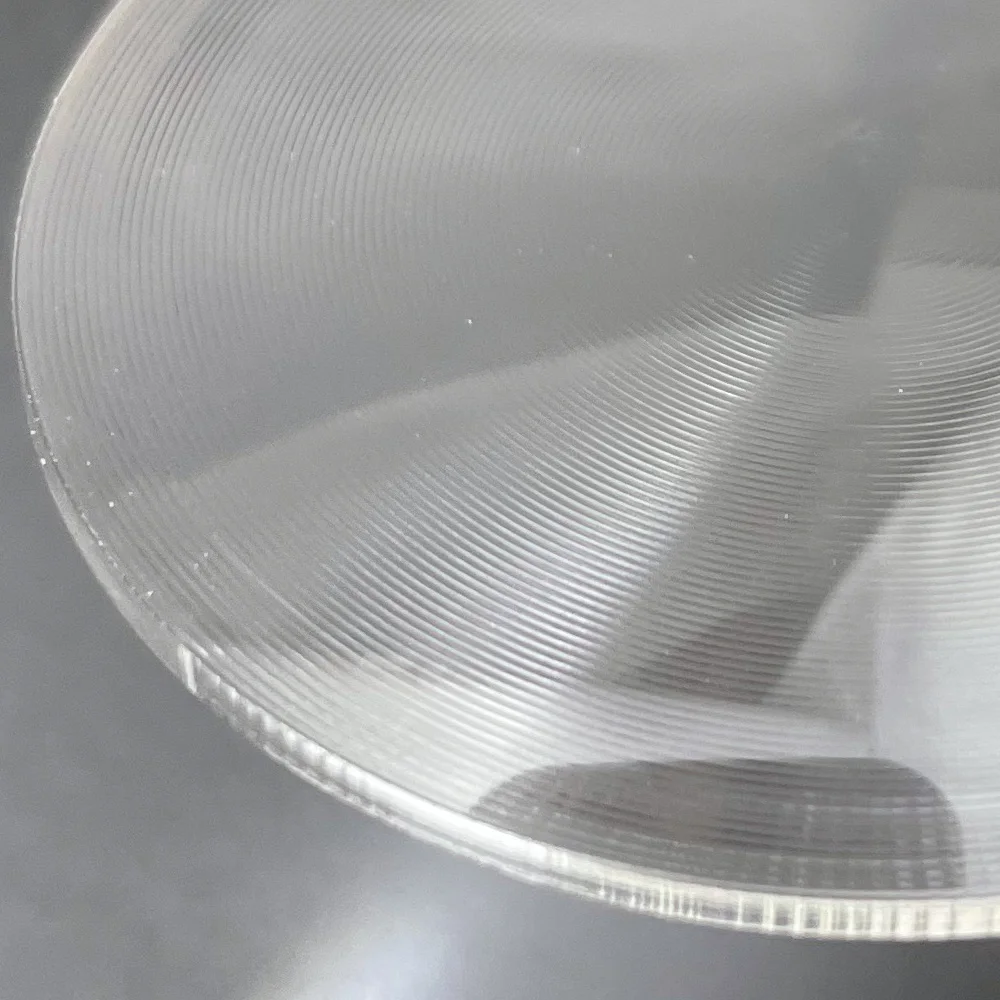 قطر 40 مللي متر عدسة فريسنل مستديرة البعد البؤري 28 مللي متر 40 مللي متر 50 مللي متر 70 مللي متر 80 مللي متر بصري PMMA الخيوط الشمسية عدسة مكثف LED