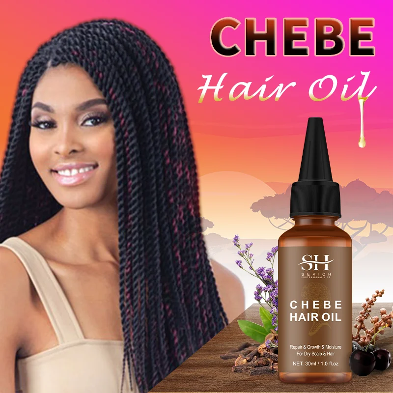 

Sevich Crazy Fast Hair Growth Product 30ml Africa Traction Alopecia Chebe Oil Anti Hair Loss Treatment For Man Women Hair Care