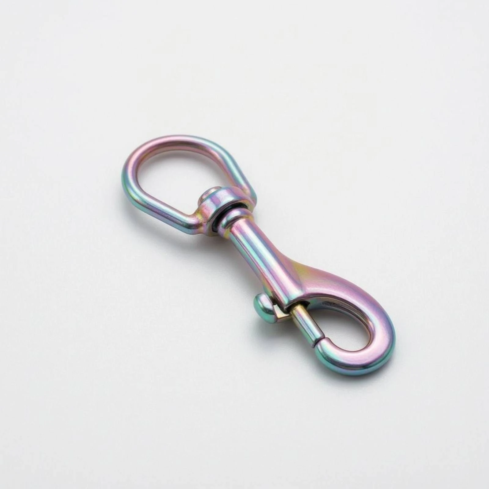 Diving Swivel Snap Hook Glove Friendly Double-Ended Diving Clip Connection Hardware Coil Loaded Water Sports Gear