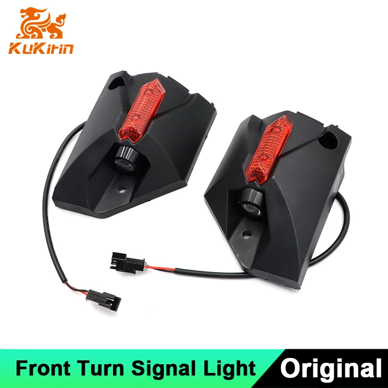 Original KUGOO Right & Left Front Turn Signal Lights for KuKirin G2 MAX Electric Scooter Warning Sidelight Official KUGOO Parts