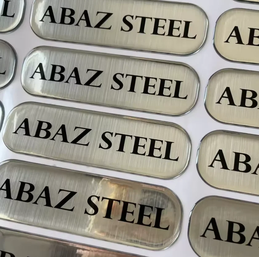 

Индивидуальная 3D наклейка из эпоксидной смолы с водонепроницаемой и термостойкой этикеткой с логотипом капель воды