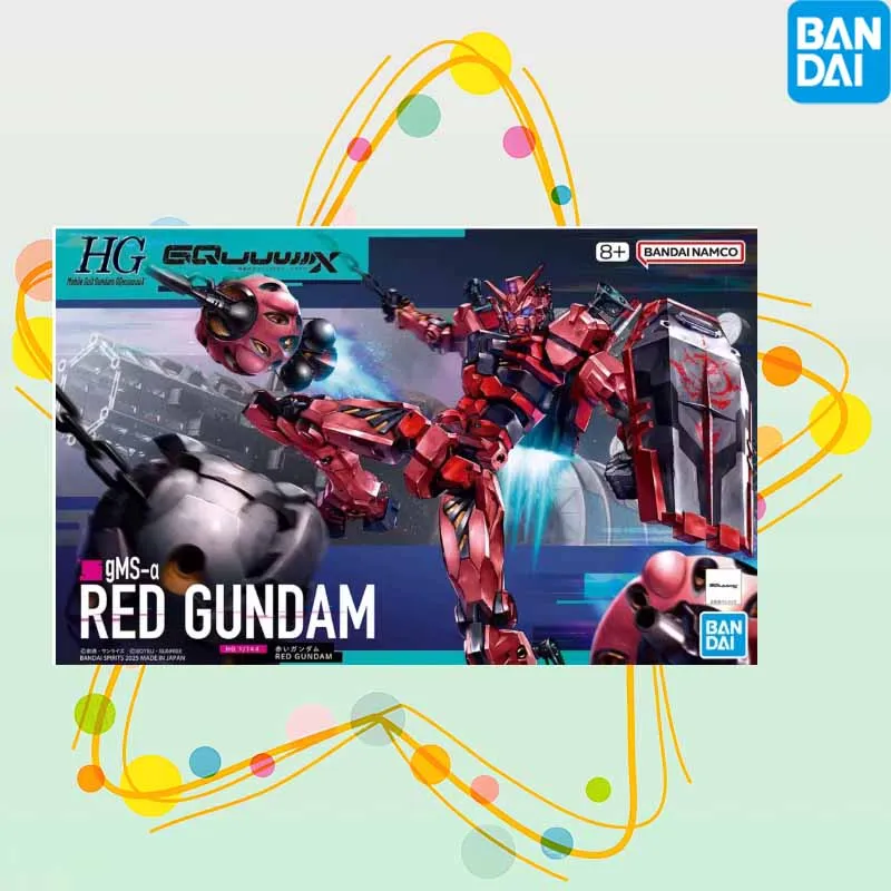 HG Serie GQuuuuuuX RED GUNDAM Anime Action Figure Montage Modell Original Bandai Spielzeug Sammeln Modell Ornamente Geschenke