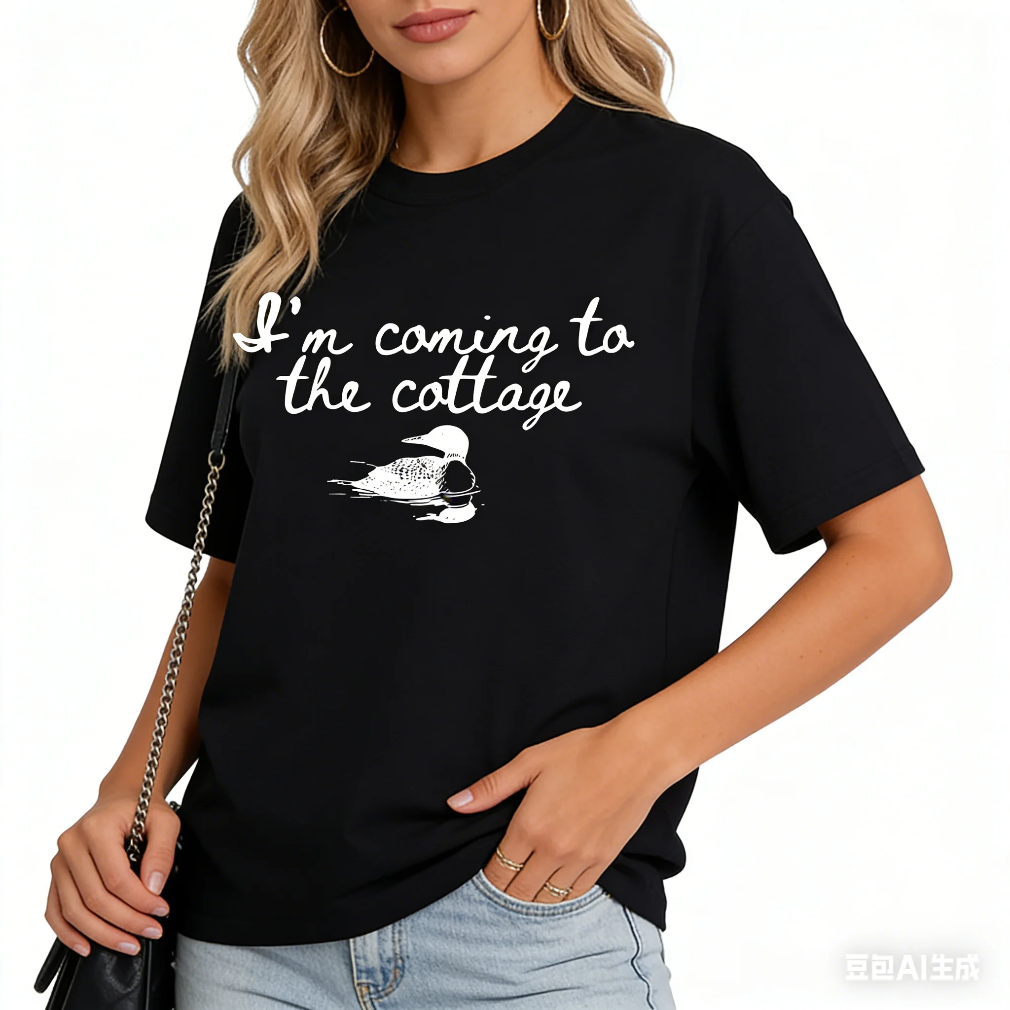 Heated Rivalry Funny Meme Graphic T Shirts I'm Coming The Cottage Hollanov Men Women Humor Fashion T-shirt Oversized Cotton Tees