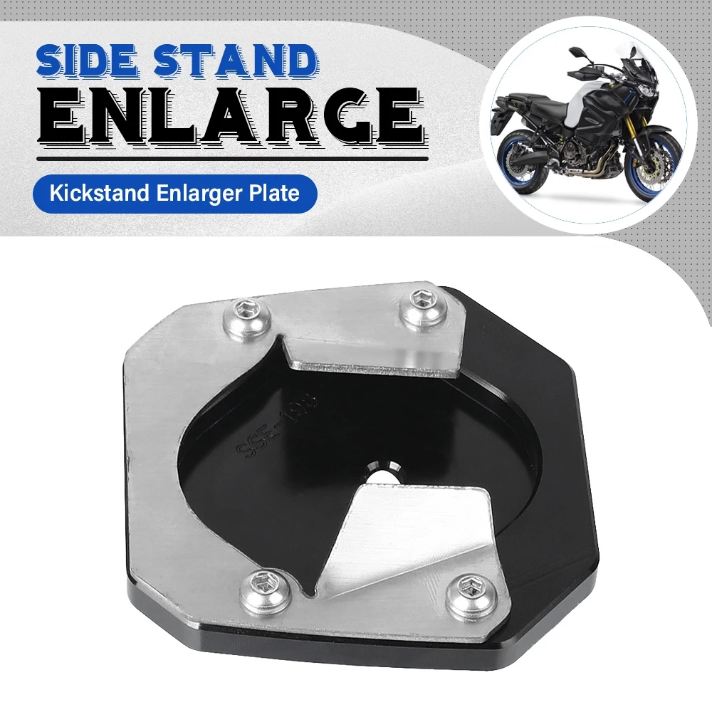 

New FOR Yamaha XT1200Z ZE Z EA Super Tenere 2014-2021 XT1200Z Kickstand Extension Motorcycle Foot Side Stand Enlarge Plate Pad