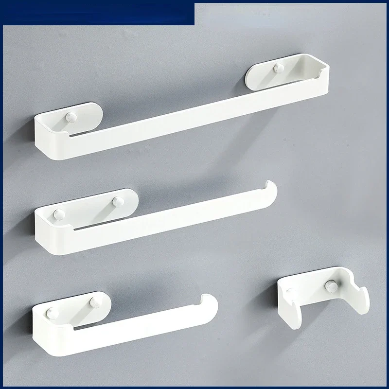 

Набор фурнитуры для ванной комнаты, 4-х предметный матовый черный набор вешалок для полотенец, крючки для полотенец, набор вешалок для полотенец для ванной комнаты