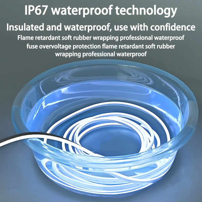 LED wiring free high brightness car trunk lighting ambient light interior decoration automatic sensing trunk light strip