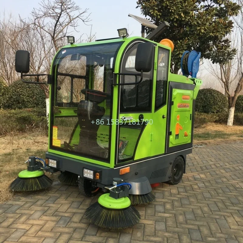 YG Best Quality Street Sweeper Machine Battery Power Electric Ride-On Road Sweeper Outdoor Floor Sweeping Machine for Mexico