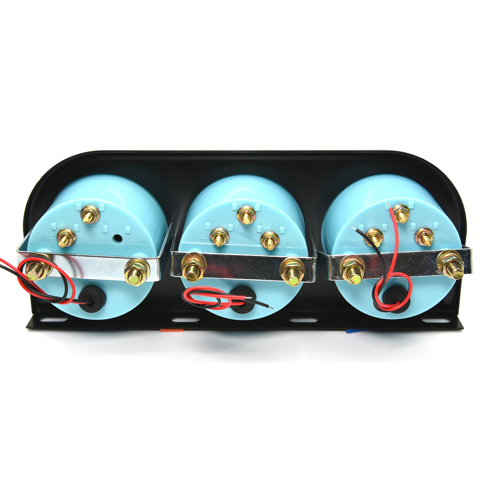 52MM 3-in-1 Voltmeter, Wassertemperaturanzeige, Öldruckanzeige-Set, Auto-Kraftstoff-Voltmeter, Wassertemperaturanzeige, Dreifach-Tachometer – Detail 7