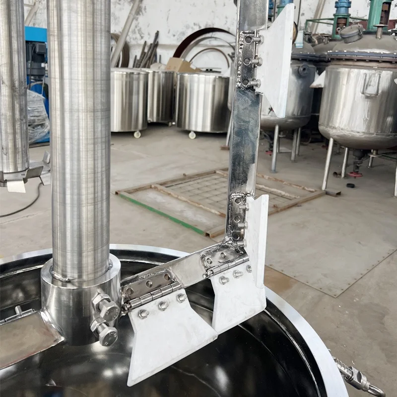 Macchina per dispersione con miscelatore a dispersione per miscelazione a paletta a doppio albero con raschietto da parete