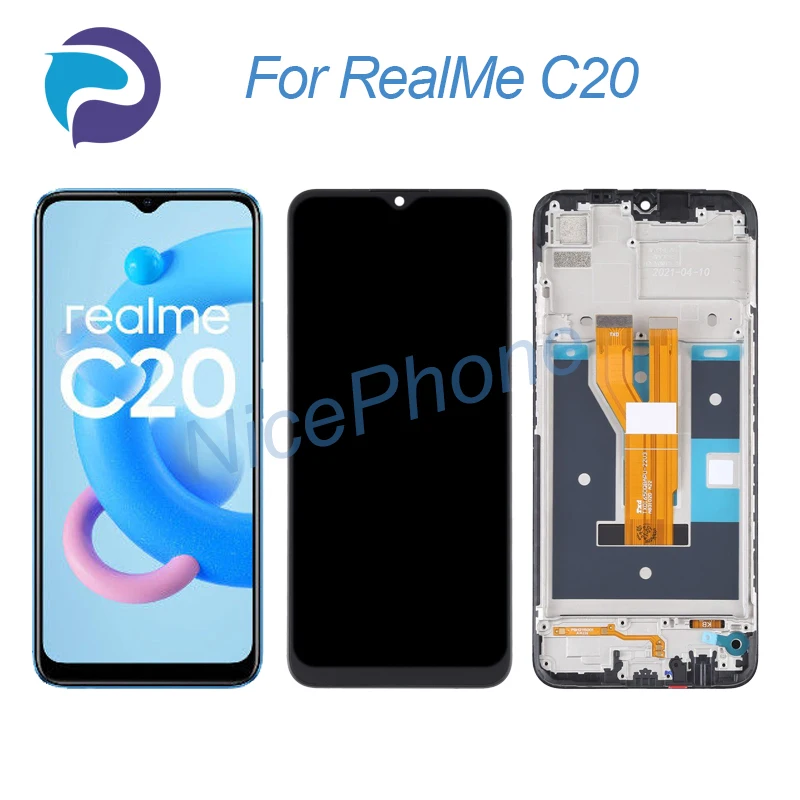 ЖК-экран для RealMe C20 + сенсорный дигитайзер дисплей 1600*720 RMX3063, RMX3061 для RealMe C20 ЖК-экран дисплей