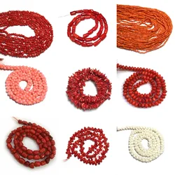 Natural Stone Coral Bead Irregular Loose Beads Isolation Beads for Jewelry Making DIY for Charms Bracelet Necklace Accessories