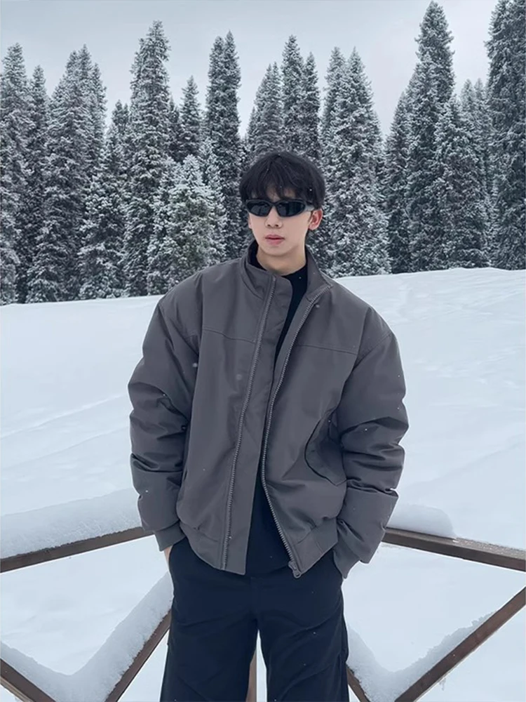 

Trendy Men's Flight Jaet Cotton Coat ort Sle Tee-Proof Spring Autumn Loose Fit American Cleanfit Baseball Vest