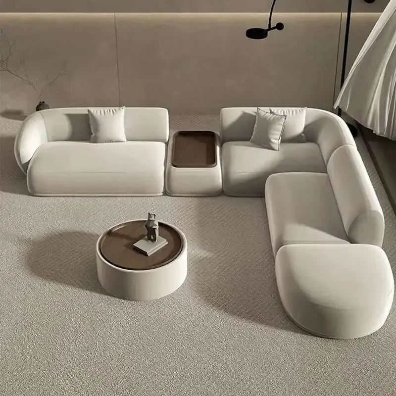 

Customizable Nordic Minimalist Living Room Sofas Lazy Couch Recliner Floor Sofas Luxury Sponge Lounge Relaxing