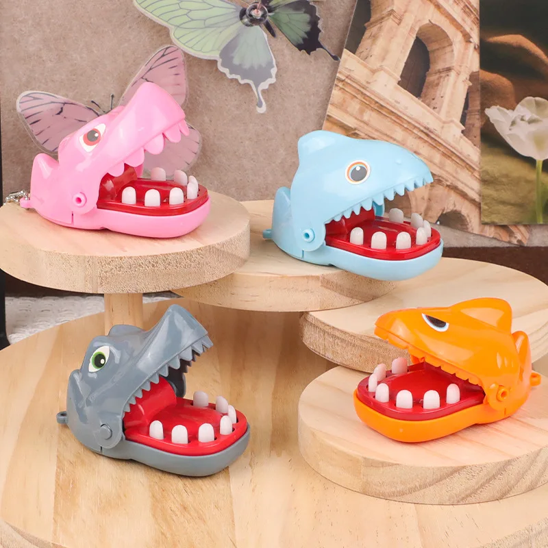 محاكاة ساخرة الإجهاد الإغاثة النكات العملية لعبة الأطفال لدغة إصبع القرش التمساح فرس النهر الدعائم الطرف التفاعلية الرعب لدغة لعبة اليد