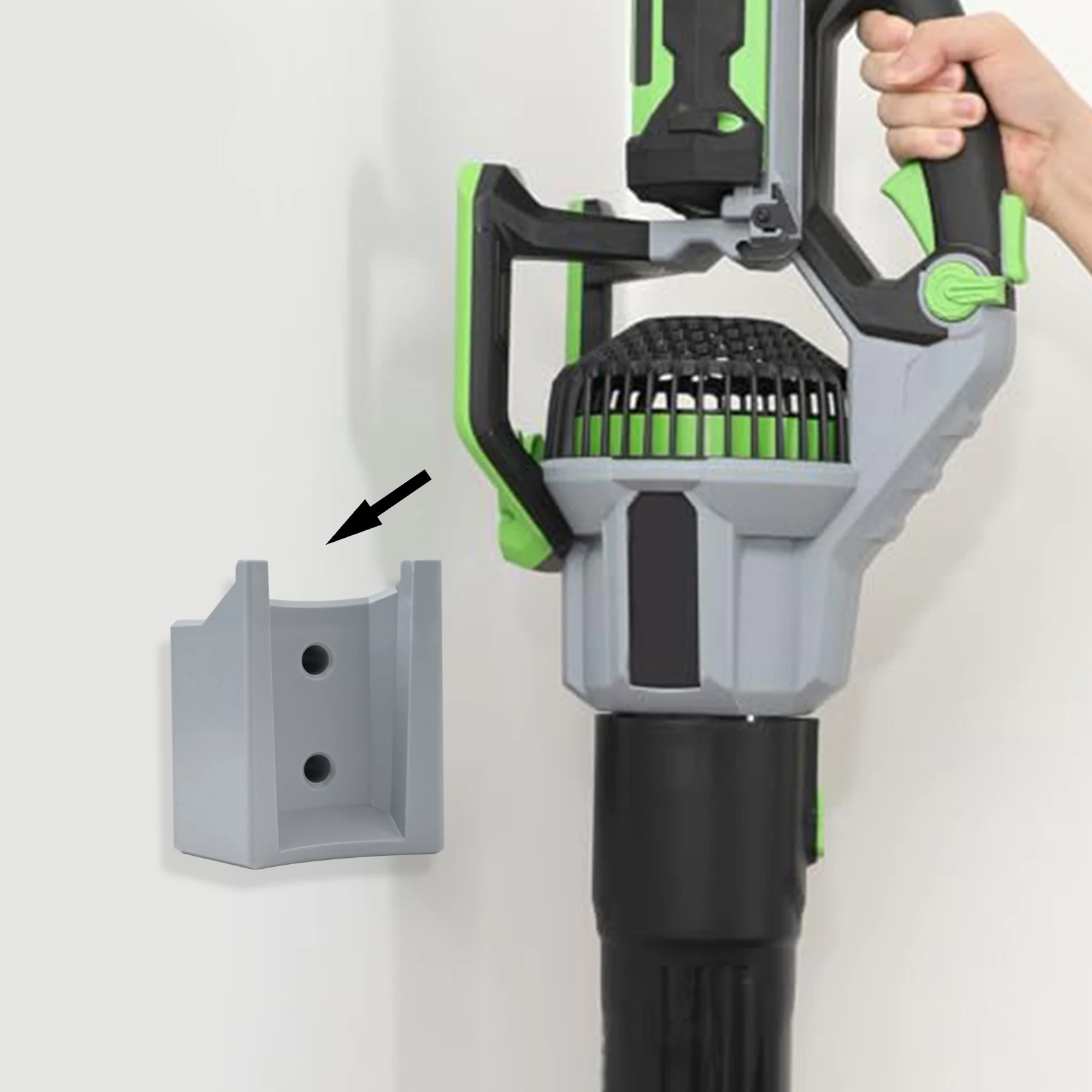 Power Wall Mount Wall Mount Shed Storage Garage Organization Grey Mounting Bracket For Tools Easy Installation