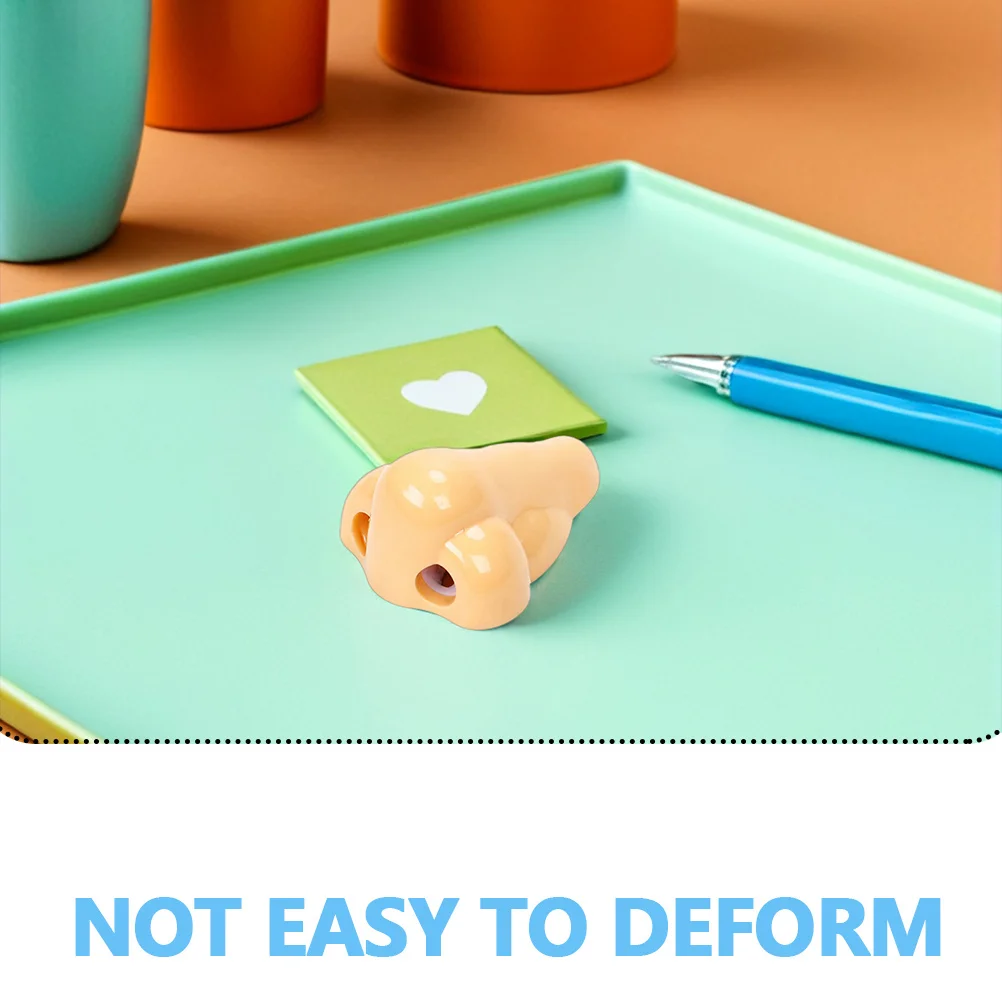 10 قطع من مبراة أقلام الرصاص على شكل أنف بفتحات مزدوجة، مبراة بلاستيكية يدوية لحشو أكياس الحفلات المكتبية المدرسية