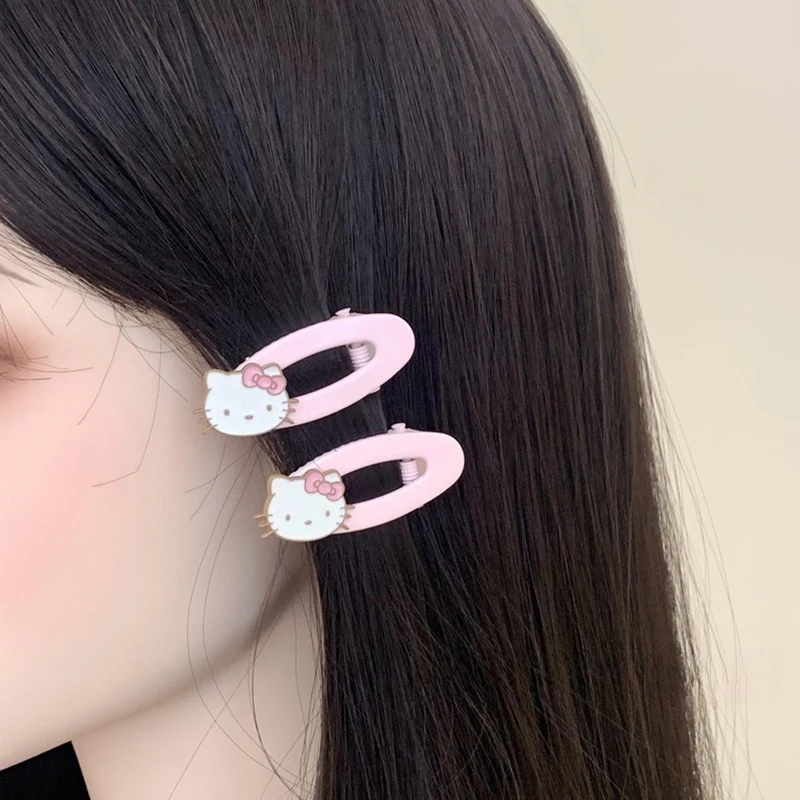 Sanrio Anime Hair Clip Kuromi My Melody Pochacco Pompompurin Cinnamoroll Kawaii Cartoon Artistic Fashions Gifts for Girls