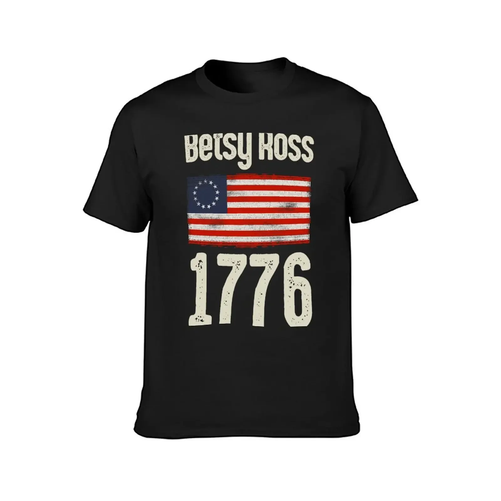 Betsy Ross American Flag 1776 Vintage T-Shirt T-shirts man basketball graphic tees Man t-shirt sublime clothing for men