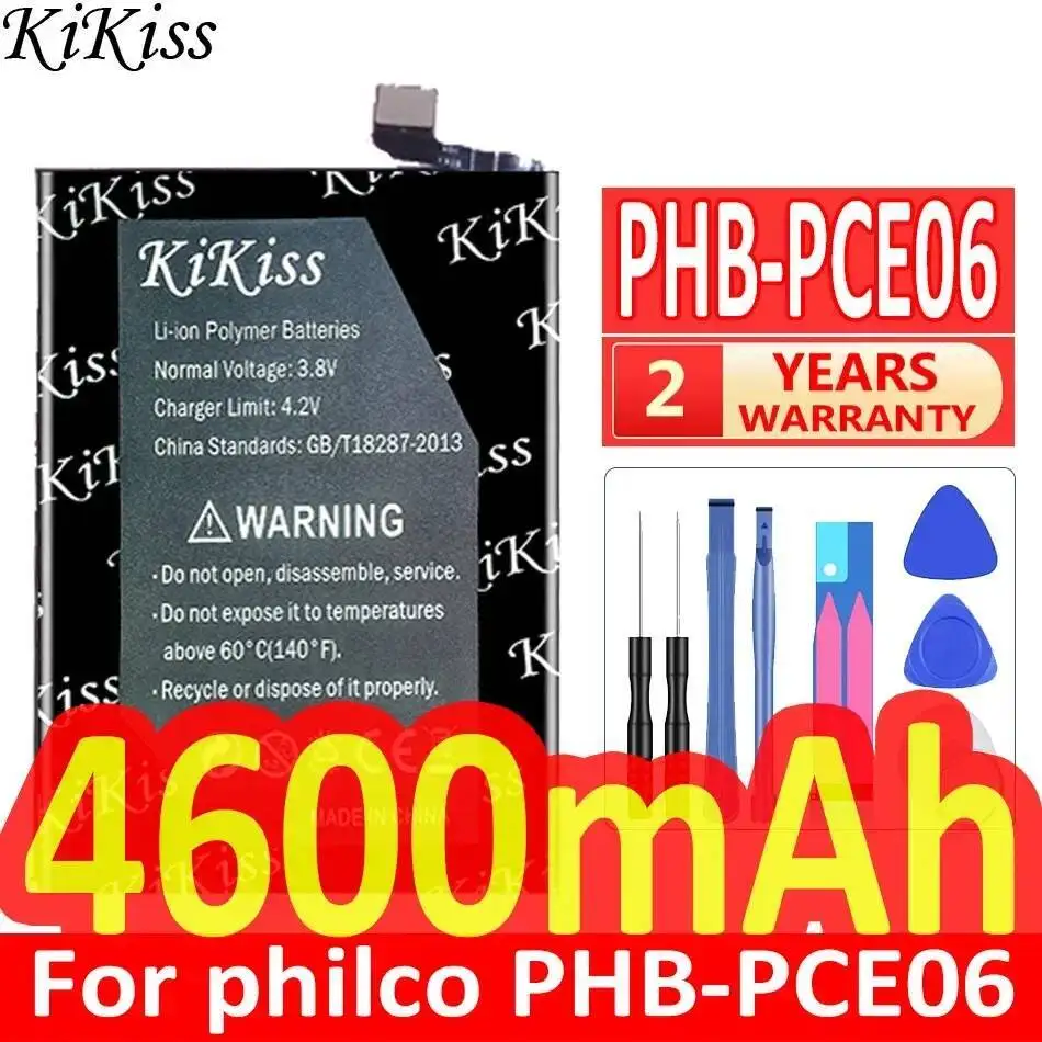 

Долговечная батарея мобильного телефона для Philco Phb-PCE06 4600 мАч