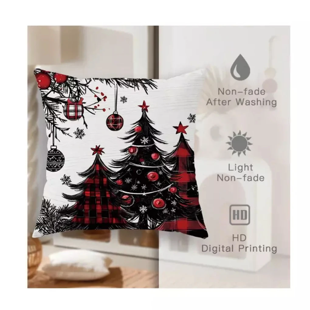 Easy-to Zipper Pillow Case For Quick Pillow Insert Changes Sofa Pillow Cover Cushion Cover Or Bed
