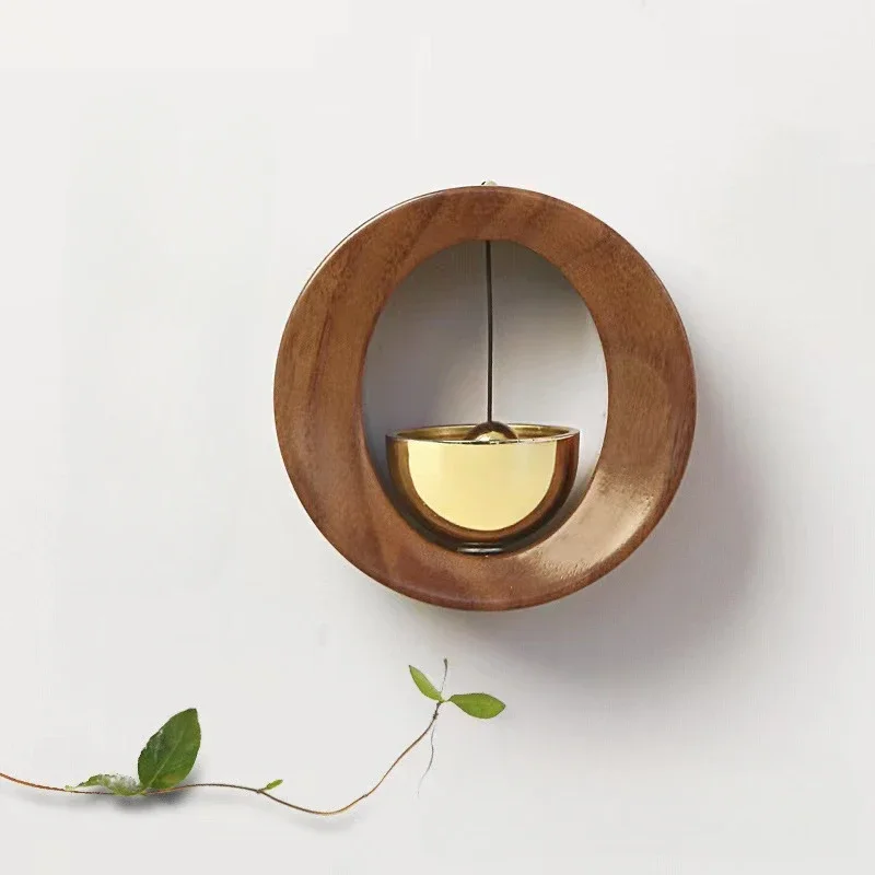 Modern Simplicity Metal Doorbell for Home Decoration, Creative Wood Products, Entry Door, Restaurant, New