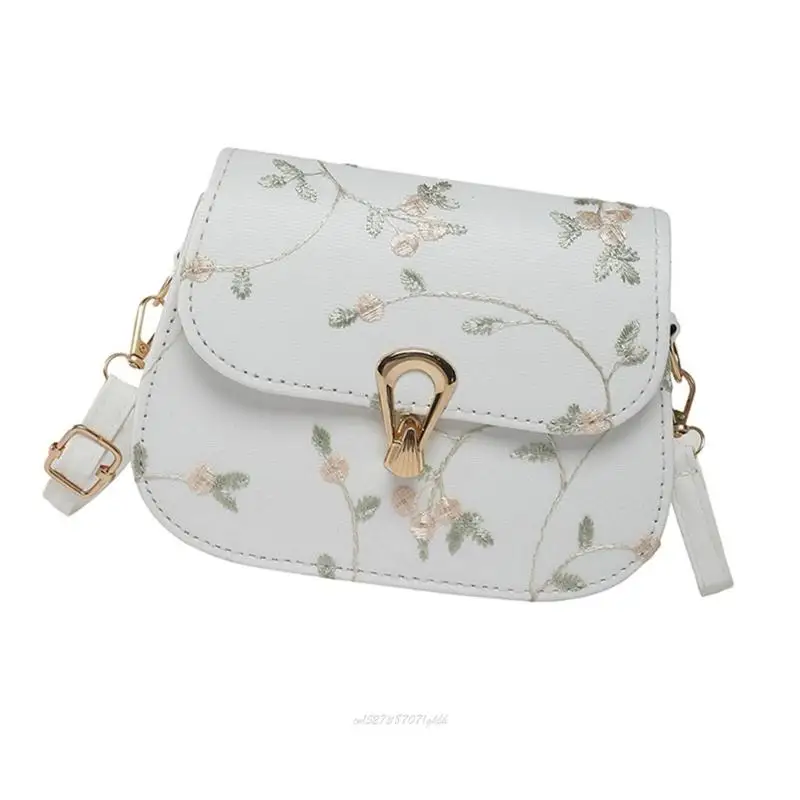 

X5XA Women Bag Trendy Shoulder Bag Chinese Stylses Crossbody Bag Girls Square Bag