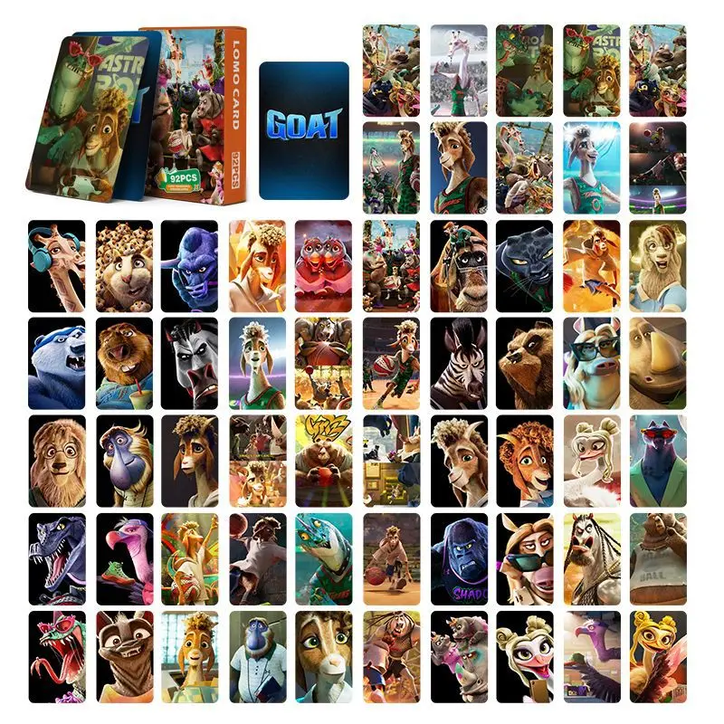 

Набор коллекционных карточек Anime GOAT Movie (30/92 шт. в коробке), игровые LOMO-карточки, голографические карточки, детская игрушка, подарок на день рождения