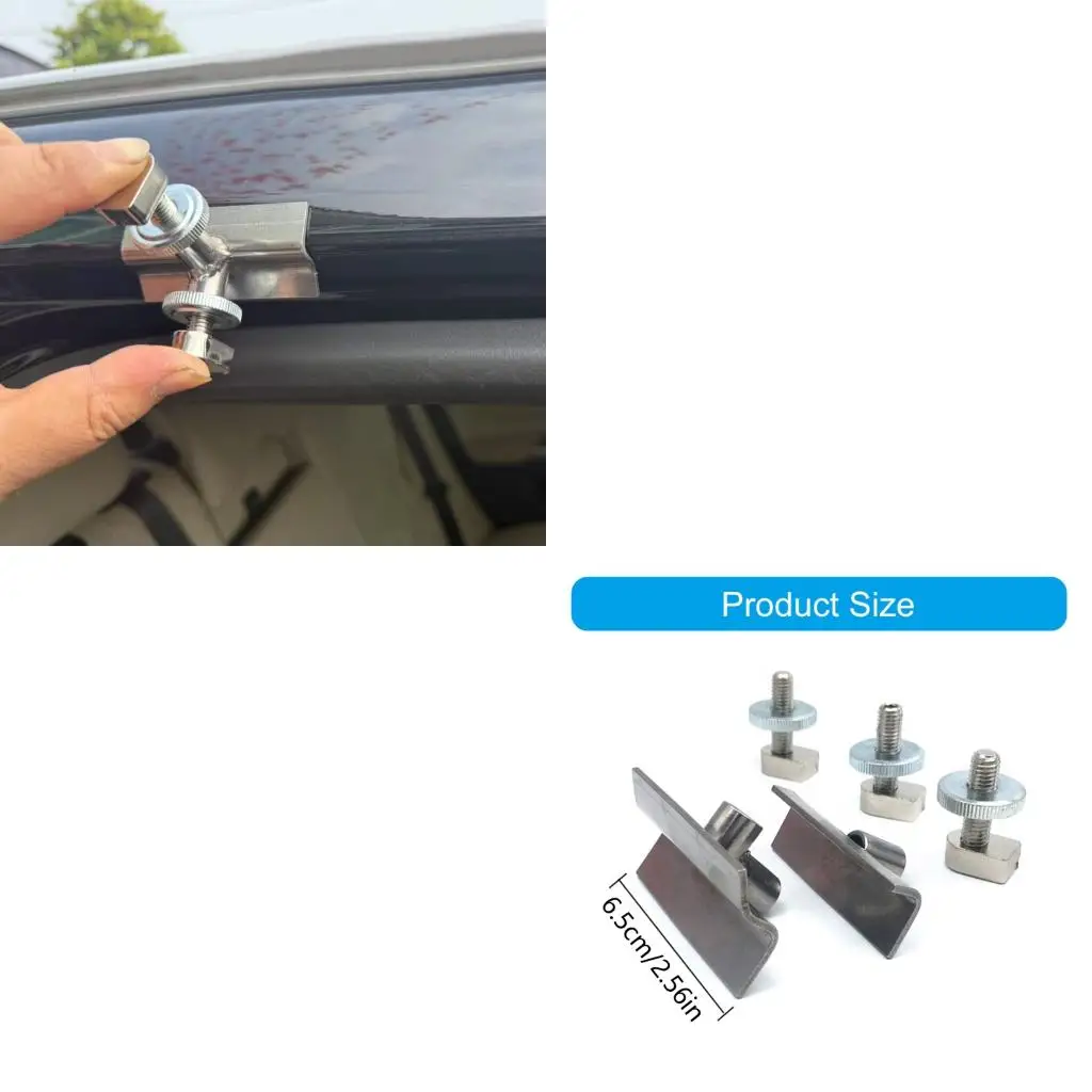 

2pcs Bidirectional Dent Puller Gasket Car Repair Tool Easy to Operate Car Dent Pull Gasket Corner Dent Pull Gasket