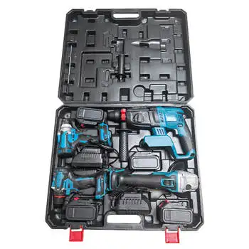 High Performance OEM Brushless Cordless Drill Set High Quality  Variable Speed  Lithium Battery Power Tools Kit