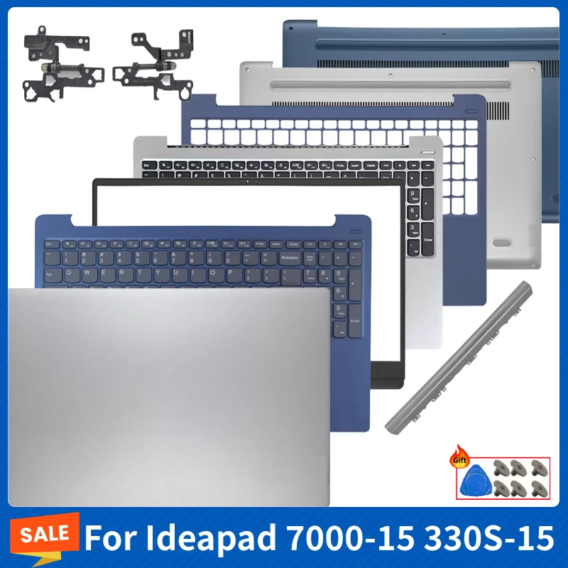 Para ideapad 330s-15 330s-15arr 330s-15ikb 330s-15ast 7000-15ikbr novo portátil tampa traseira capa traseira teclado dos eua palmrest caso inferior