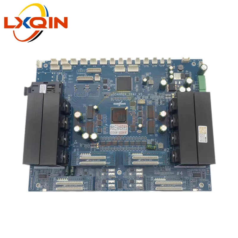 LXQIN for Epson XP600 3 heads Senyang carriage board for Audley UV flatbed printer white and Varnish printing