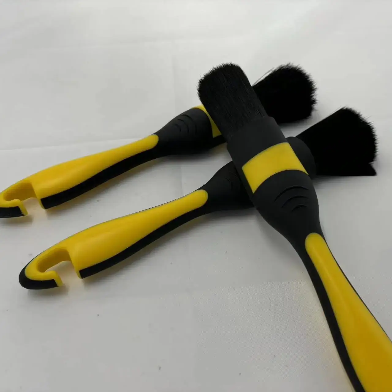 3PCS  Car Detailing Brushes Automobile Interior Soft Bristles Brush Air Vent Dust Cleaner Detailing Dusting Tool Car Cleaning