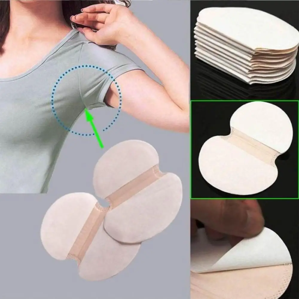 10pairs Armpits Sweat Pads for Underarm Gasket from Sweat Absorbing Pads for Armpits Linings Disposable Anti Sweat Stickers