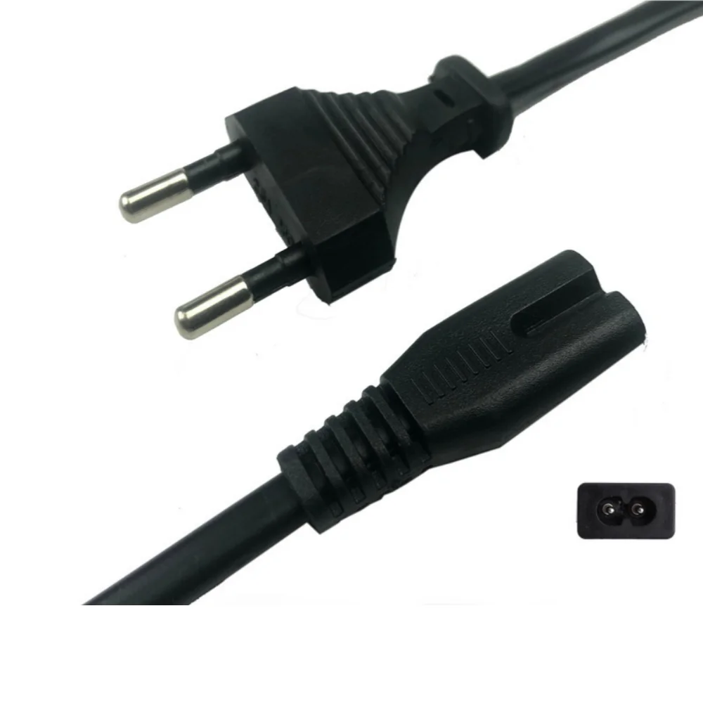 1.8m US Plug Power Cord with On/Off Switch IEC 320 C7 Female 2-Pin EU Extension Cable for T4 T5 LED Tube Home Office Charger