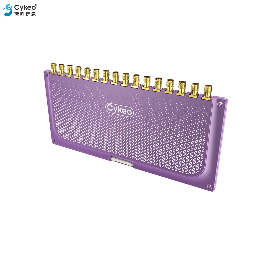 UHF RFID 16 Port Reader Module 10m Long Range 860-960MHz Frequency For Inventory Control Logistics ISO 18000-6C OEM Support