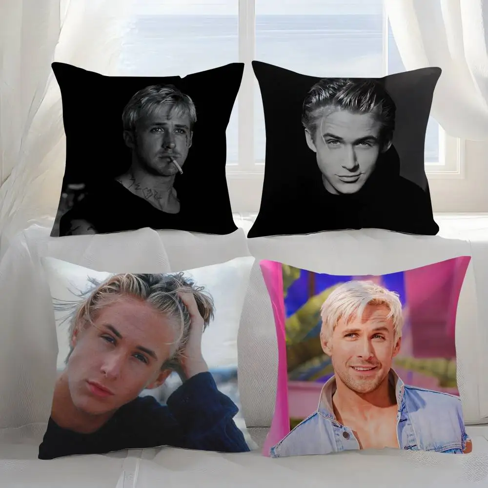

Singer R-Ryan Gosling Pillow Case Sofa Short Plush Double-sided HD Printing Room Home Office Gift Cushion Cover