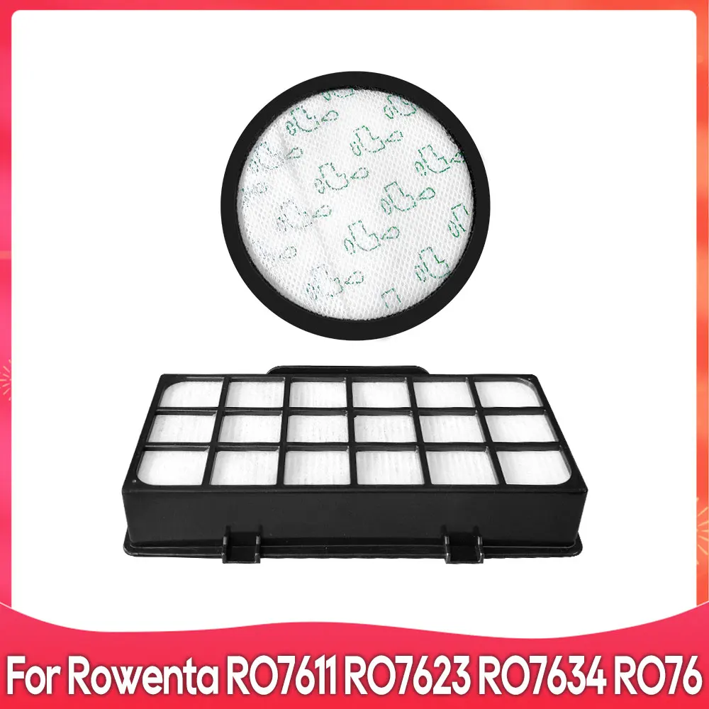 

Compatible For Rowenta RO7611 RO7623 RO7634 RO76 Vacuum Cleaner Replacement Spare Parts Hepa Filter