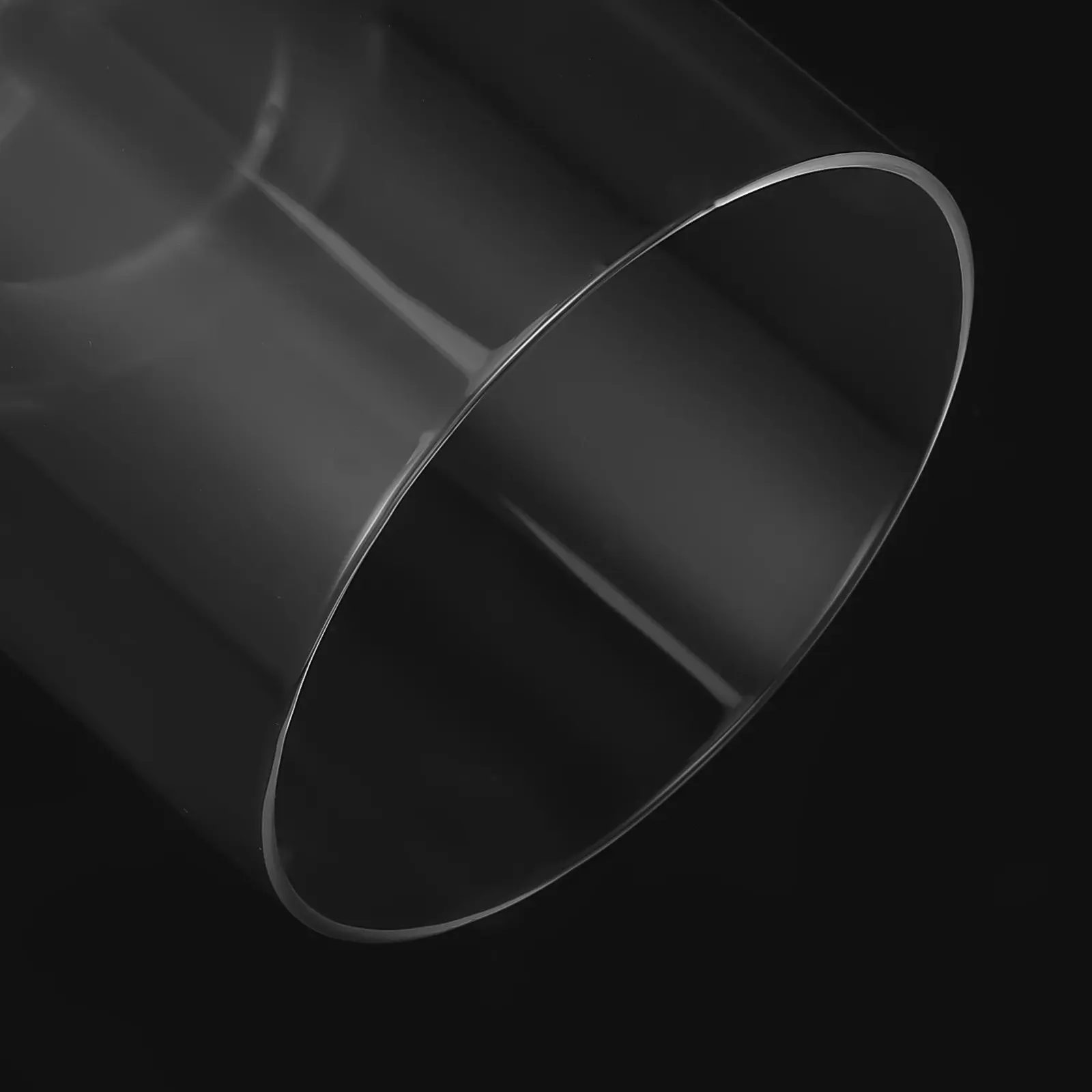 Clear Glass Cylindrical Lampshade Transparent Lamp Shade Replacement Lighting for Home Commercial Use