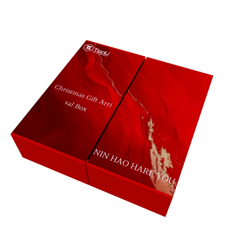 custom.Custom Luxury Box With Foil Digital Printing Advent Calendar Perfume Chocolate Candy Gi